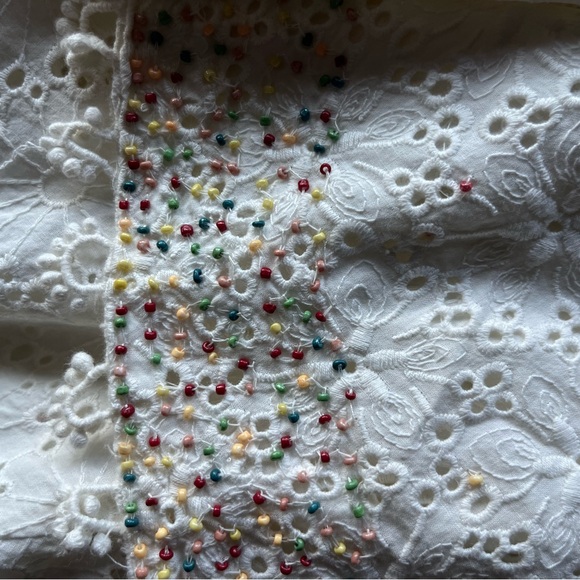 FARM Rio White Eyelet Dress with Ruffles - Picture 4 of 4